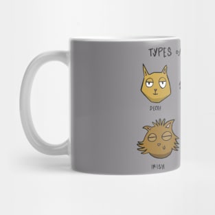 Cats and Types of Coffee Drinkers Mug